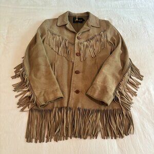 Vintage Suede Fringe Jacket